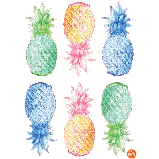 WallPops Pop Pineapples Wall Art Kit | 17.5" x 24" | Michaels®